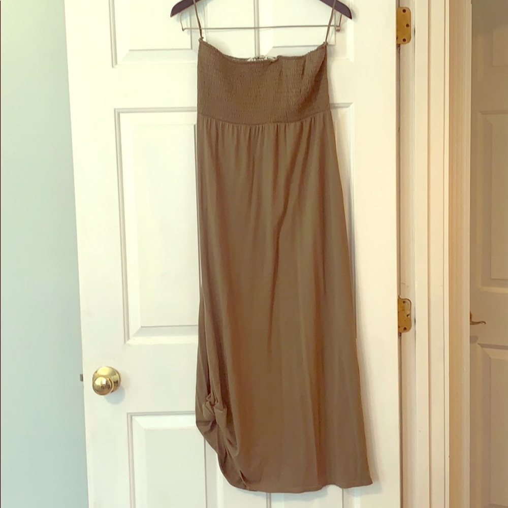 Green maxi skirt/dress combo